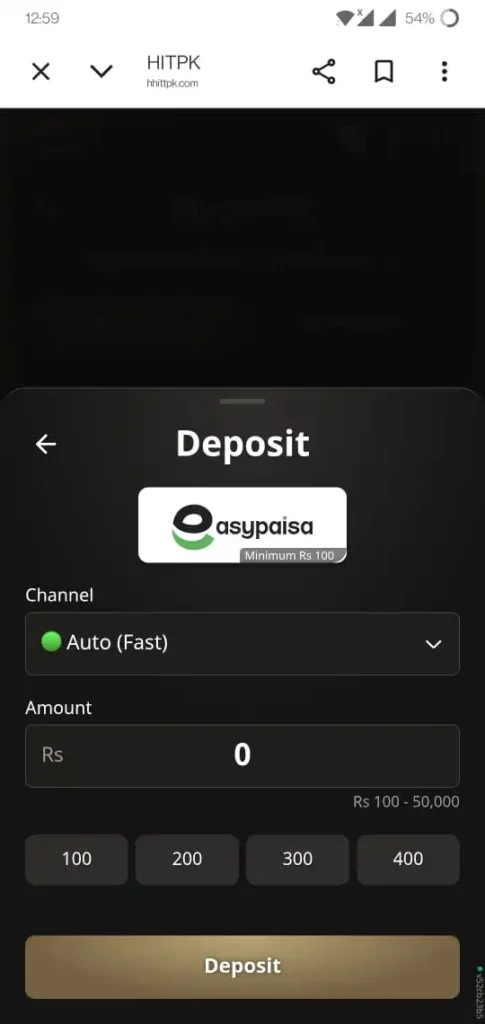 isb7 game deposit